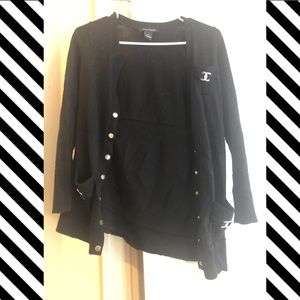 Black 3/4 length Cardigan White House Black Market